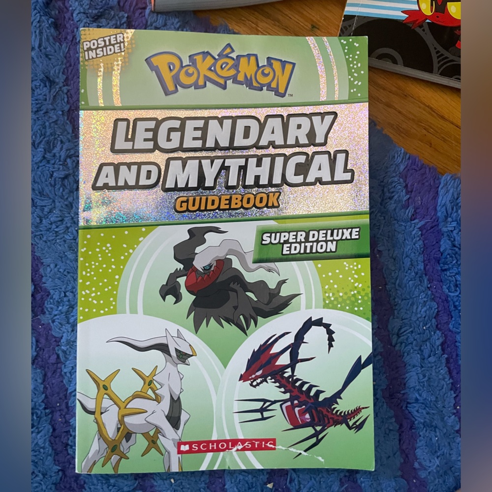 Pokémon “Legendary and Mythical Guidebook” Super Deluxe Edition Book for kids
